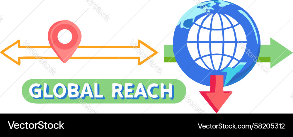 Global Network Connection Vector Image