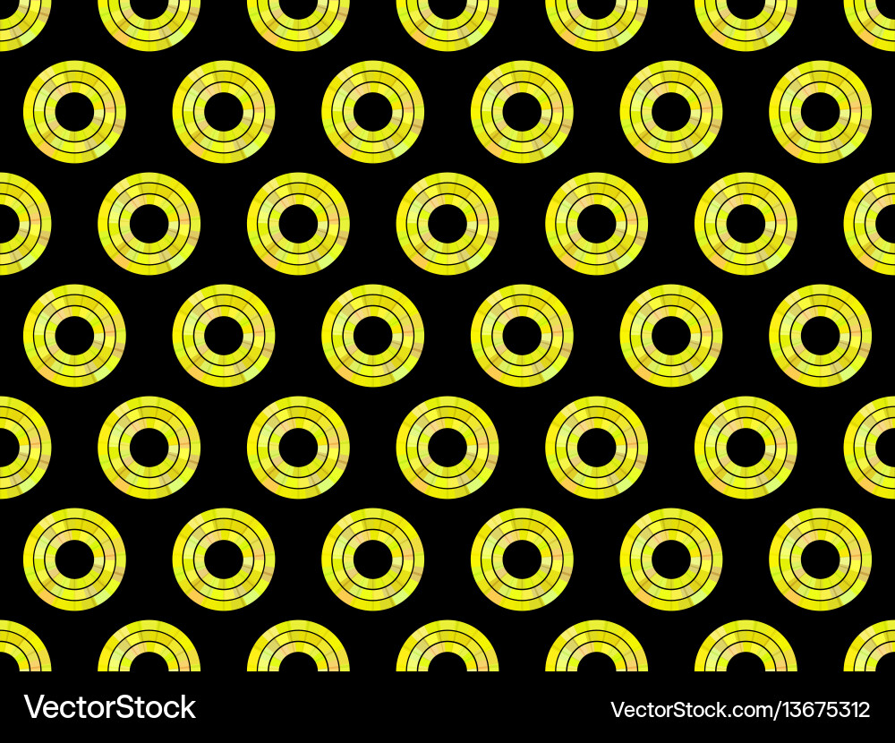 Mosaic Circle Pattern vector image