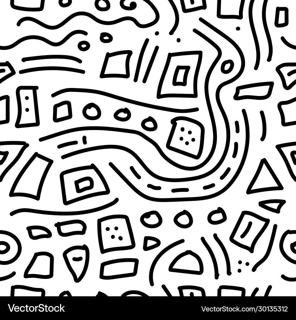 Seamless abstract ethnic pattern lines dots Seamless abstract ethnic pattern lines dots vector image