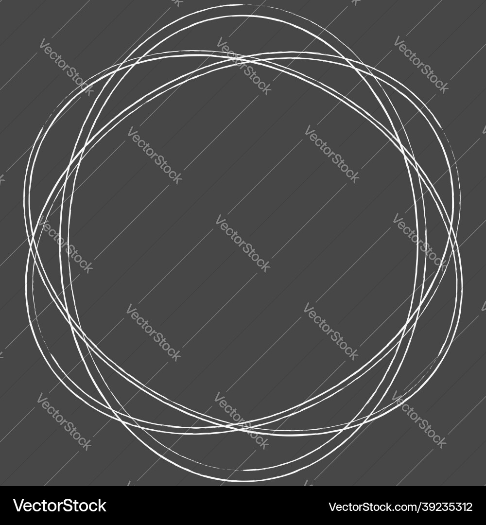 Sketch scribble sketchy grungy lines circles Vector Image