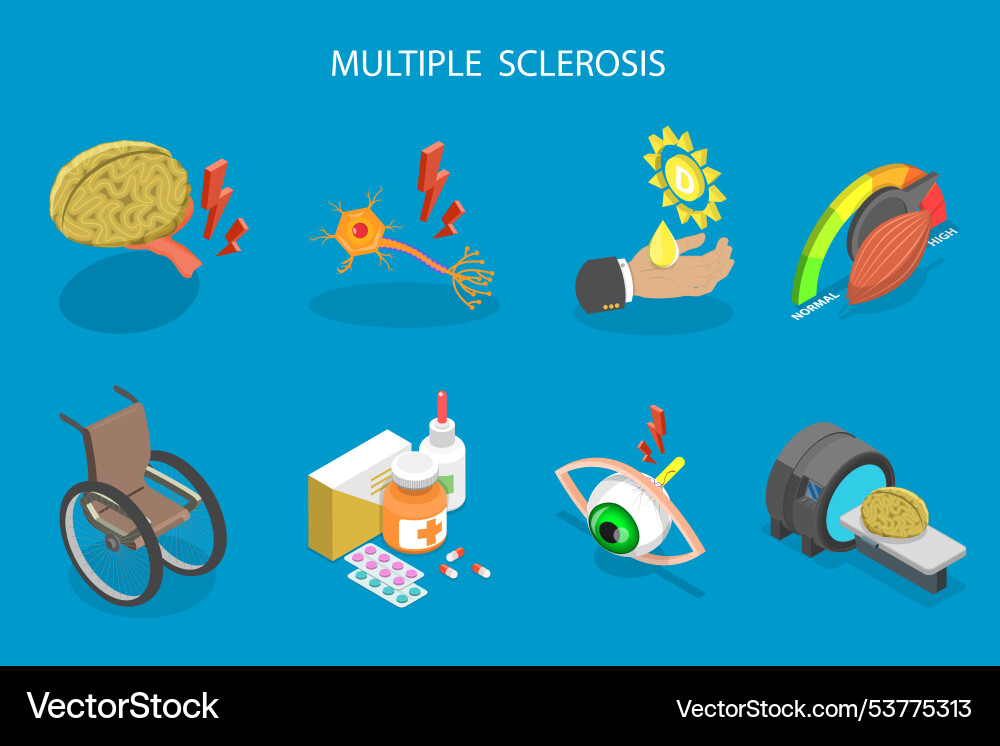 3d isometric flat of multiple 3d isometric flat of multiple vector image