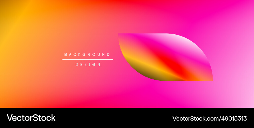 Bright color circle and round element minimal Vector Image