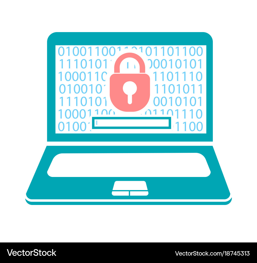 Concept computer security Vector Image