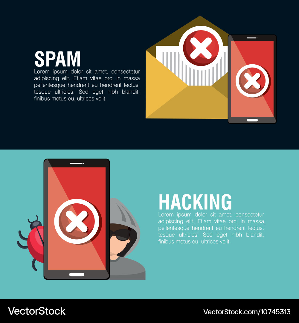 Infographic hacking virus system design Vector Image