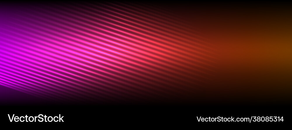 Abstract shinny random various colorful lines Vector Image