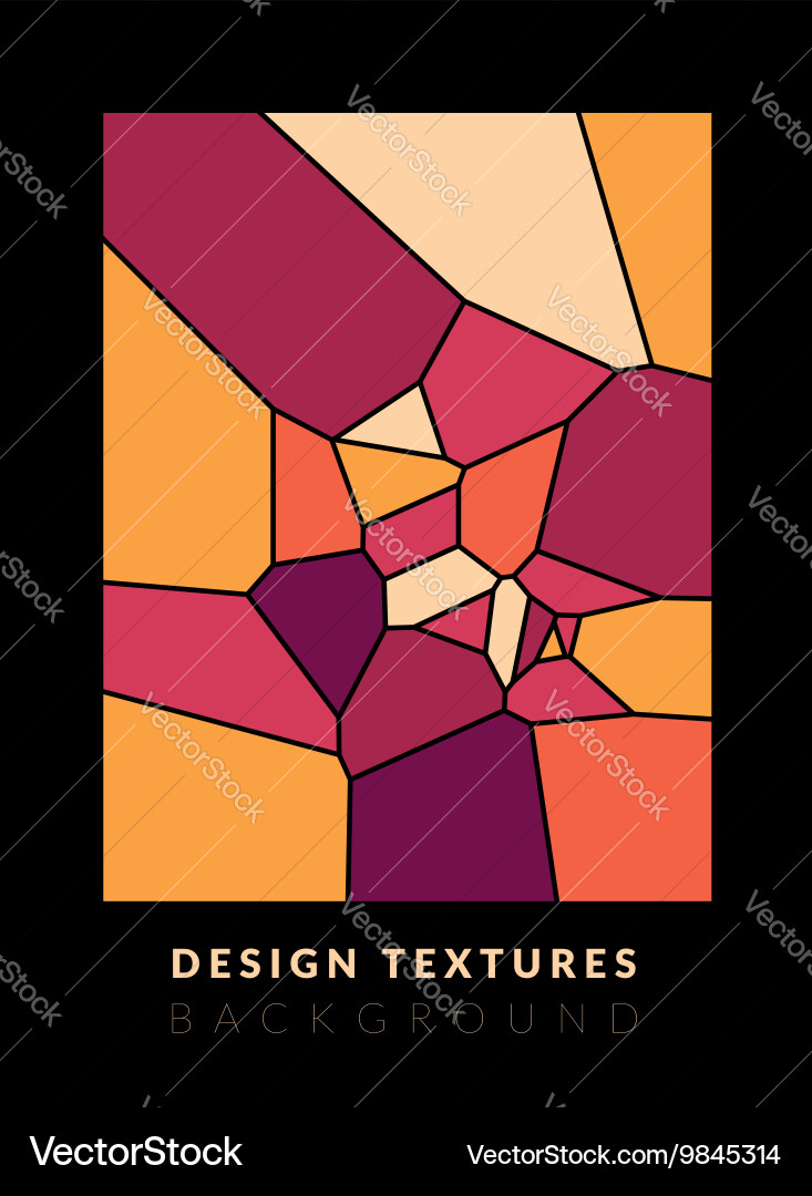 Abstract voronoi design background Vector Image