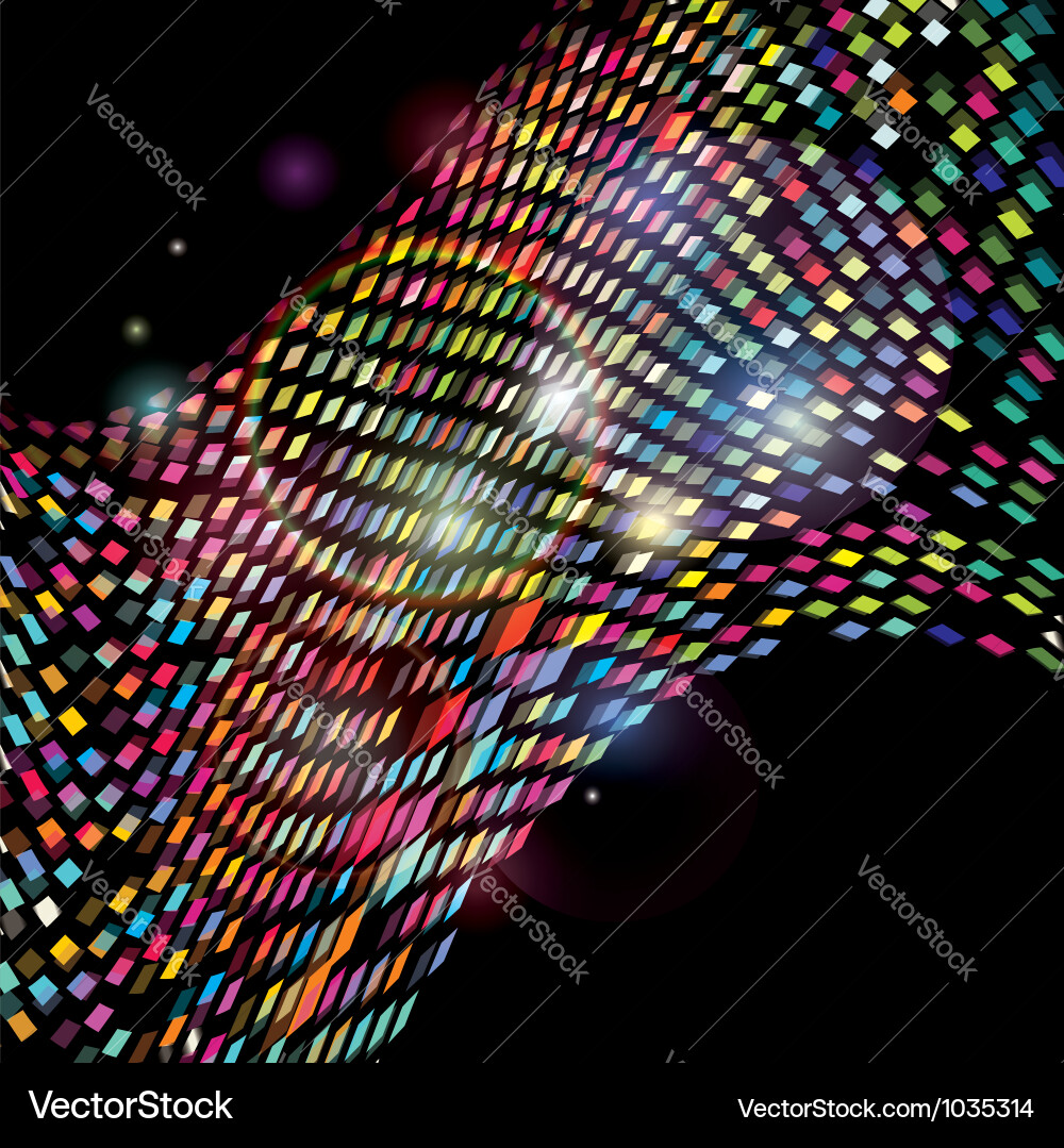 Colorful background mosaic pattern design vector image