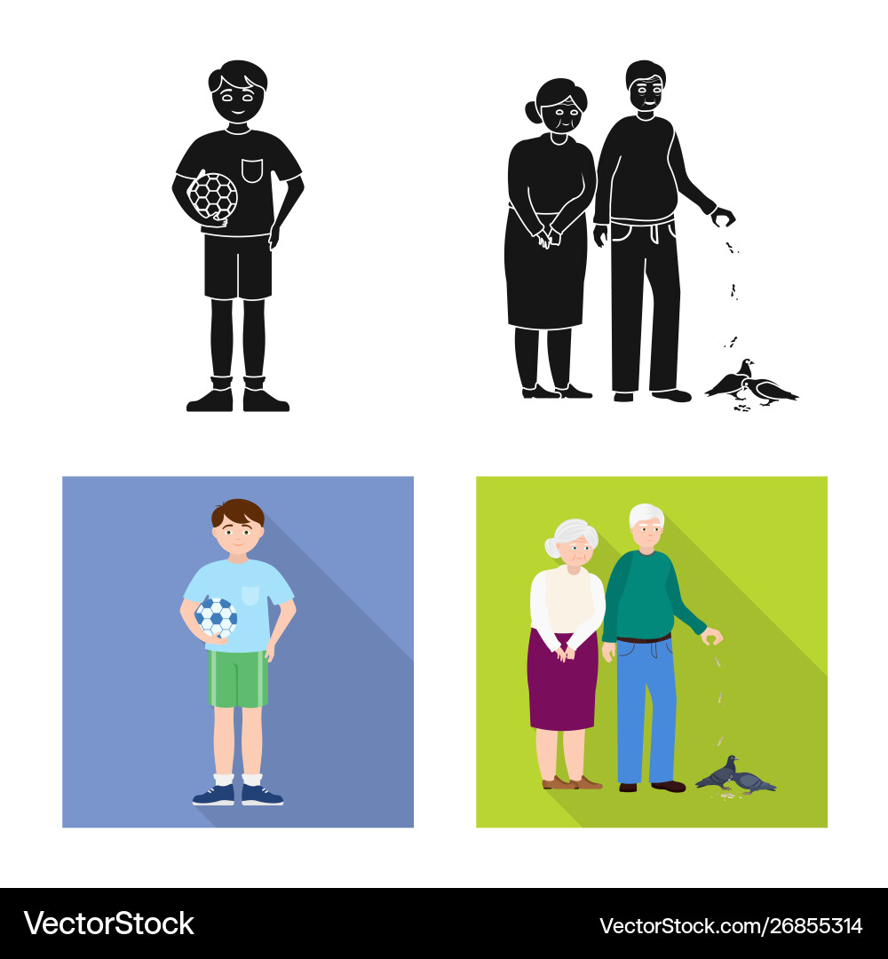 Isolated object character and avatar symbol Vector Image