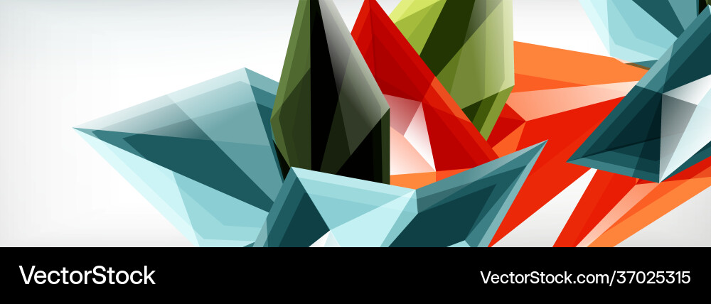 3d triangles and pyramids abstract 3d triangles and pyramids abstract Vector Image