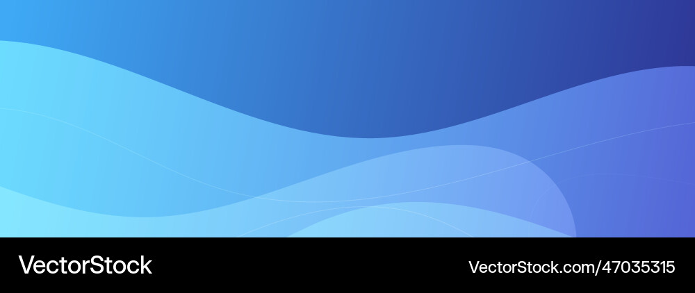 Abstract blue background and curve shape Vector Image