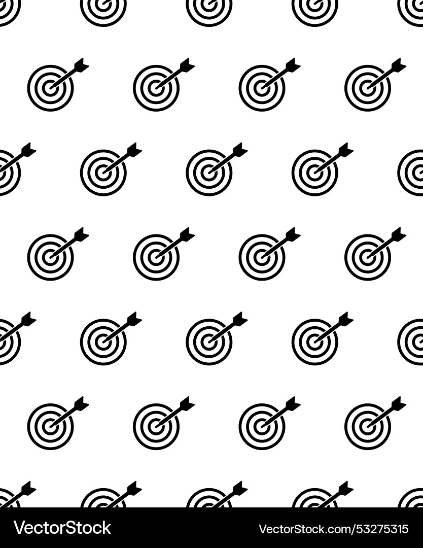 Abstract target pattern vector image
