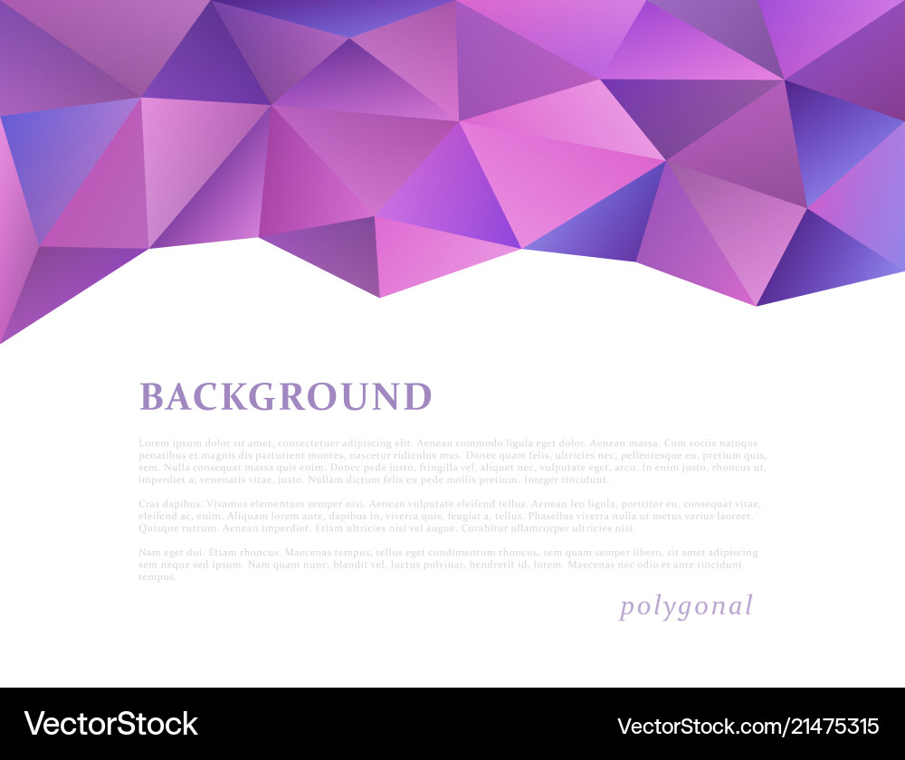 Abstract triangular banner Abstract triangular banner Vector Image