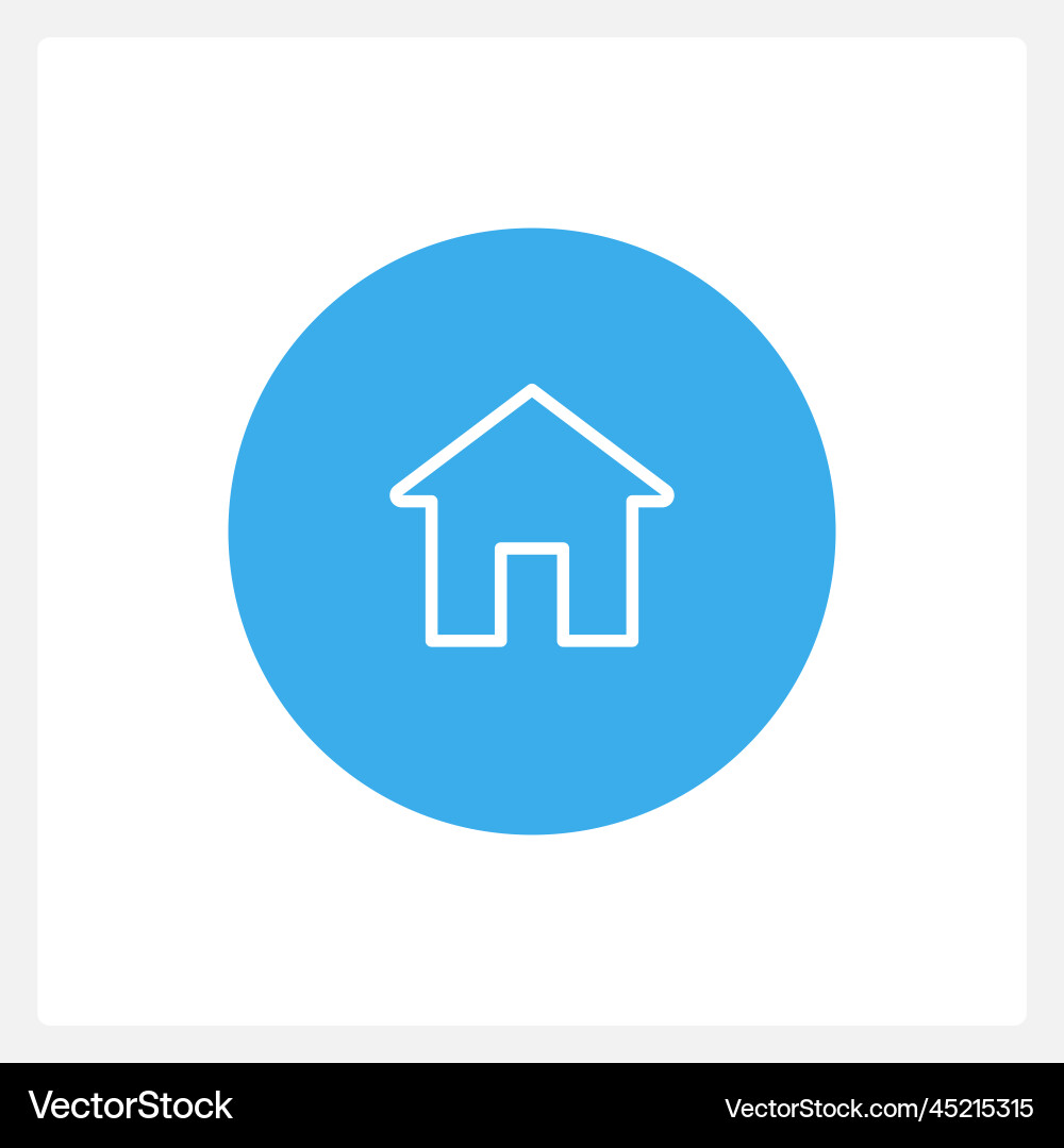 Active mainpage button ui element template Active mainpage button ui element template Vector Image