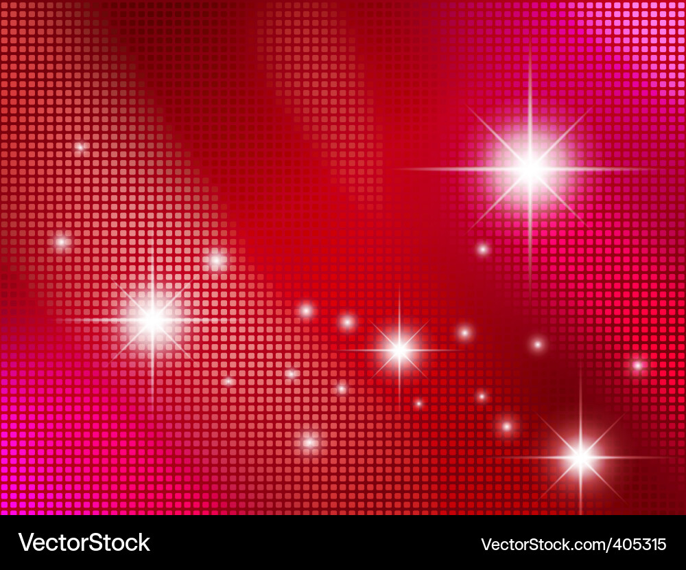 Red Pixel Background Vector Image