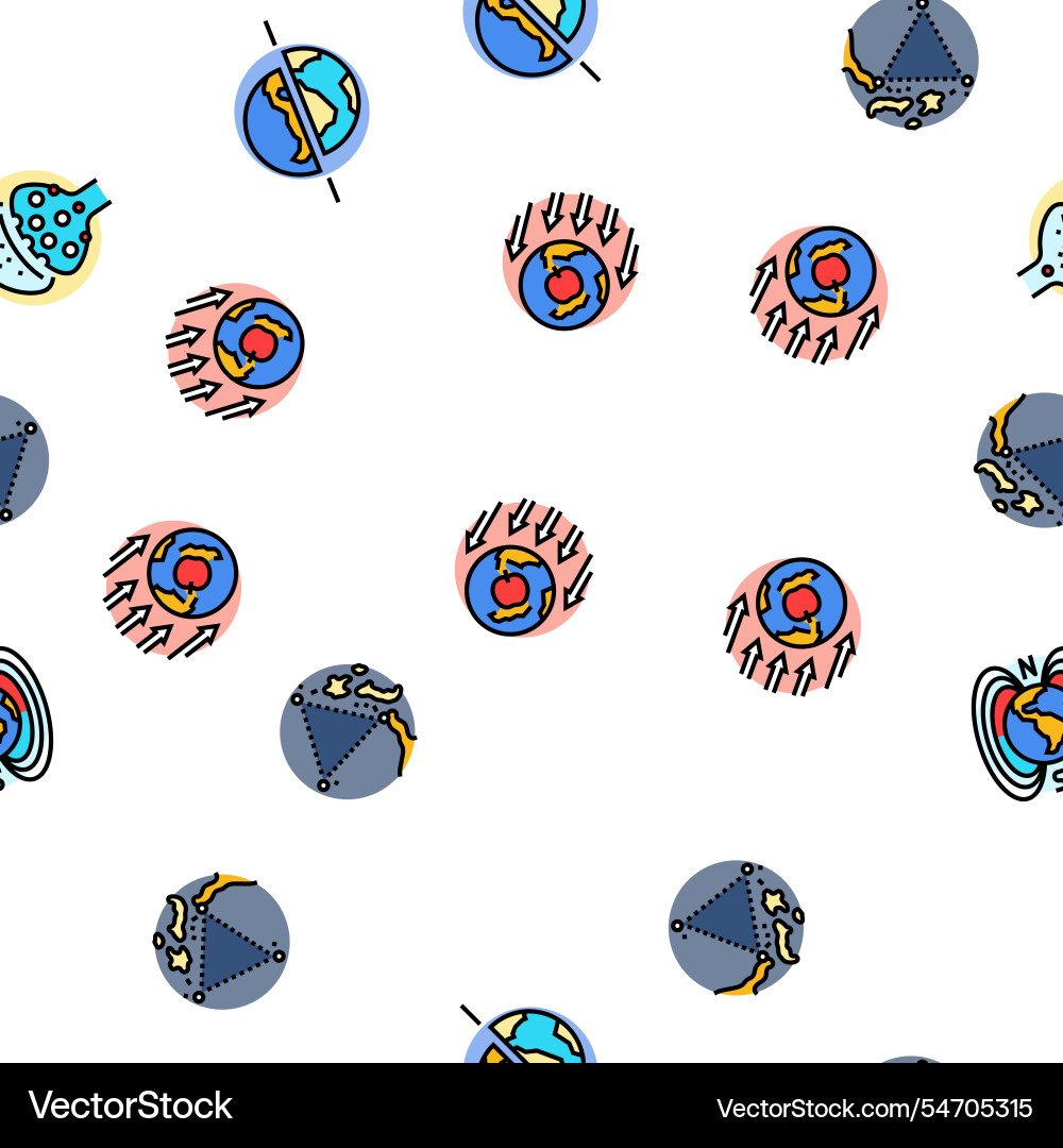 Unsolved mysteries question seamless pattern vector image