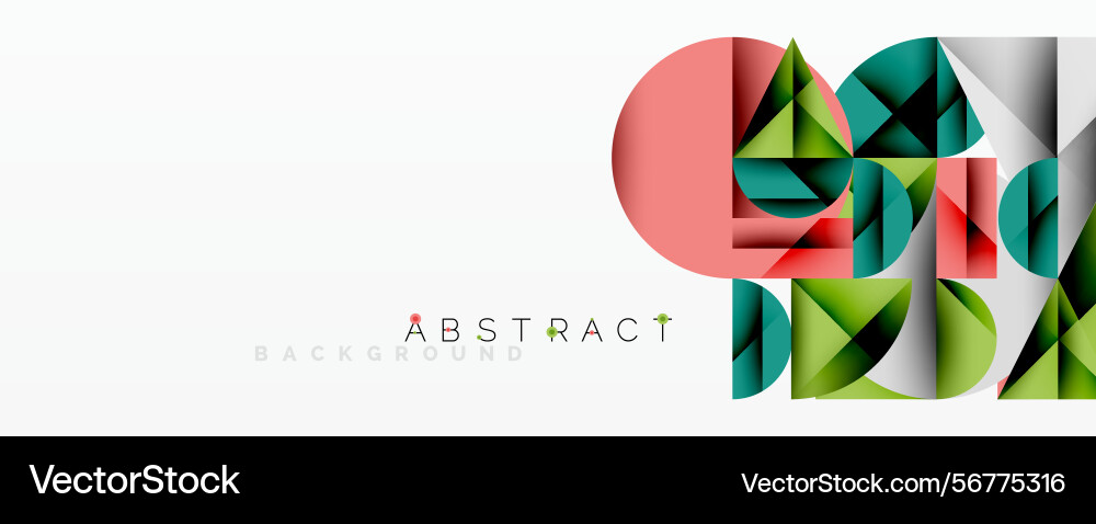 Abstract geometric shapes overlap creating modern Abstract geometric shapes overlap creating modern vector image