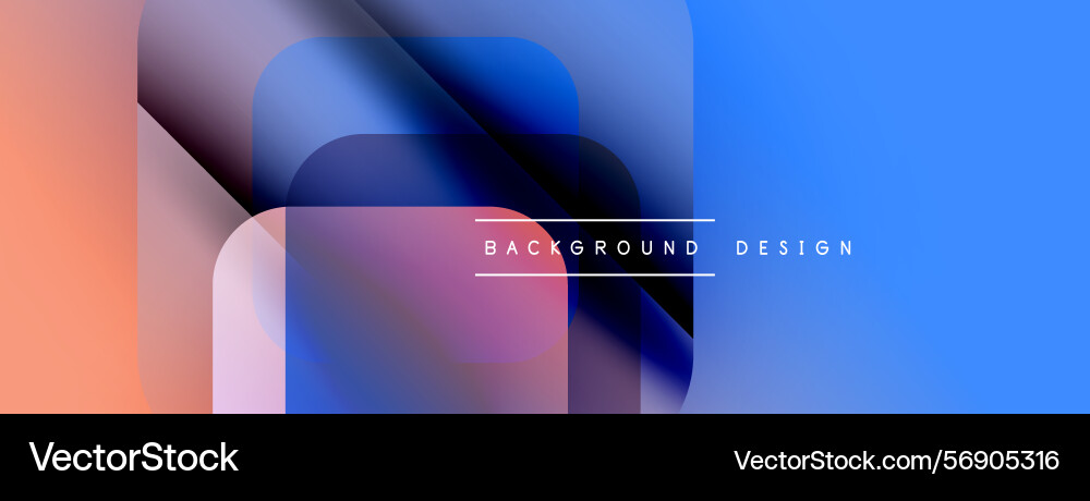 Abstract shapes overlap creating vibrant color Abstract shapes overlap creating vibrant color vector image