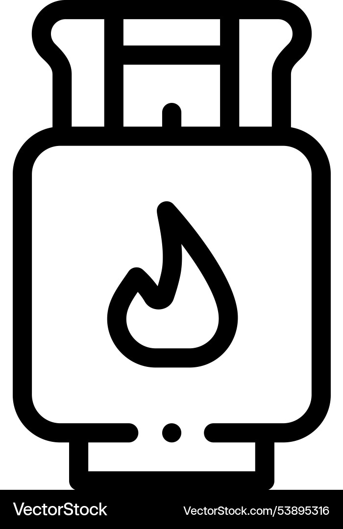 Gas mask icon thin linear style design isolated Gas mask icon thin linear style design isolated Vector Image