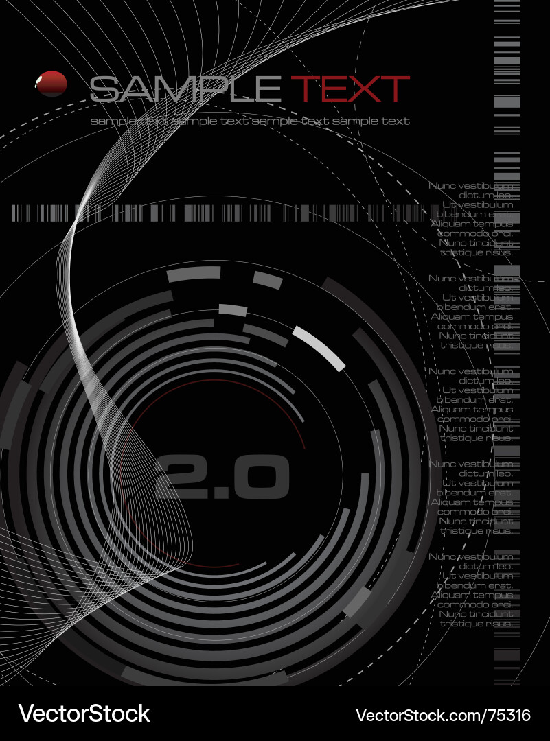 Modern Tech Abstract Background vector image