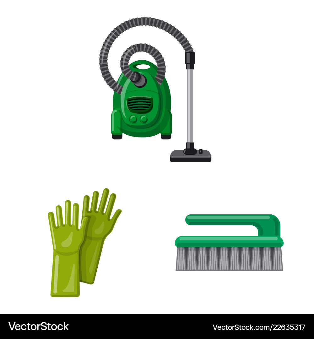 Isolated object of cleaning and service icon Isolated object of cleaning and service icon Vector Image