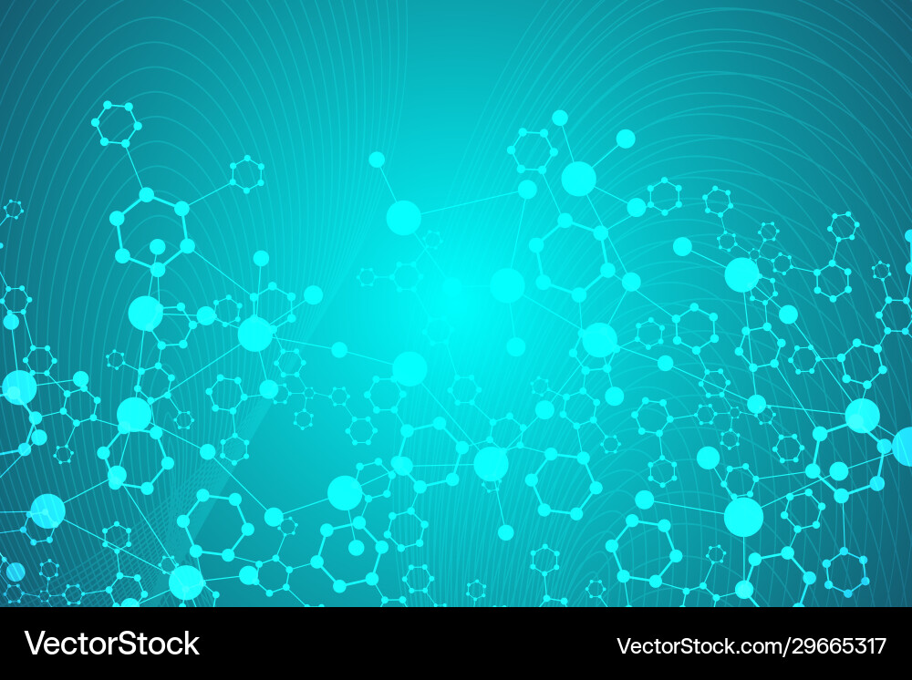 Science network pattern connecting lines and dots Science network pattern connecting lines and dots Vector Image
