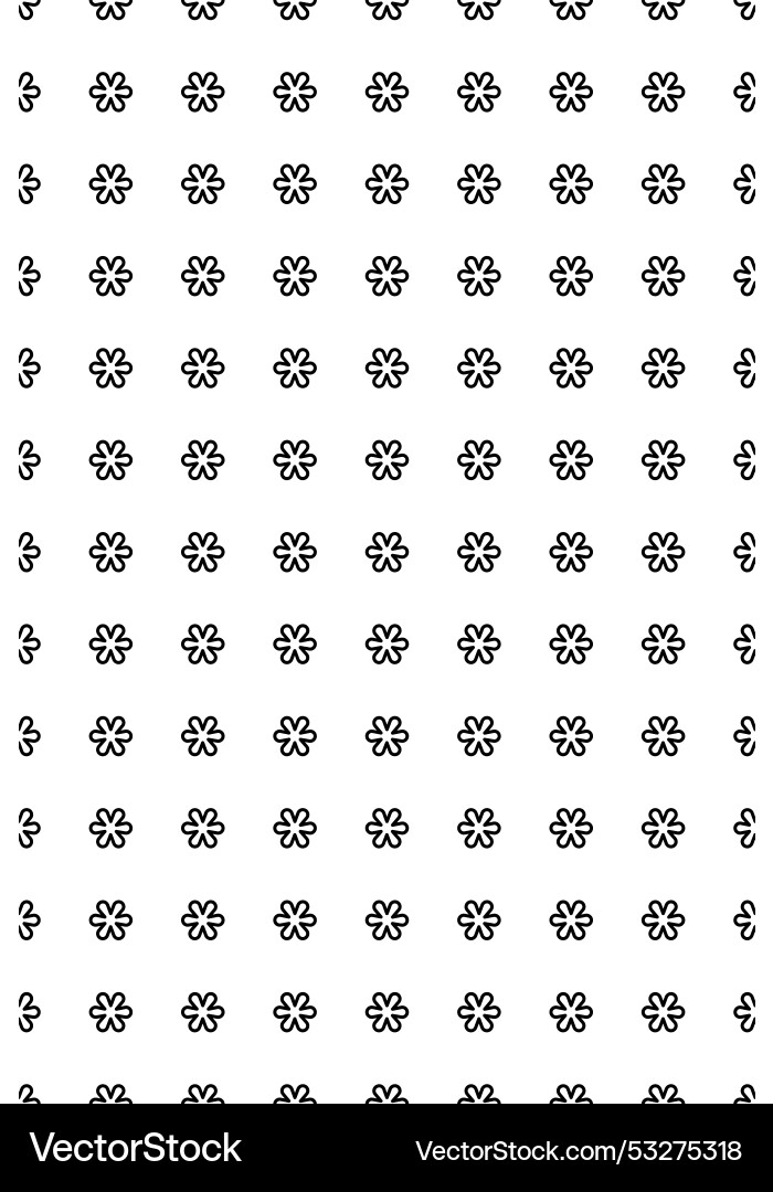Asterisk abstract pattern vector image