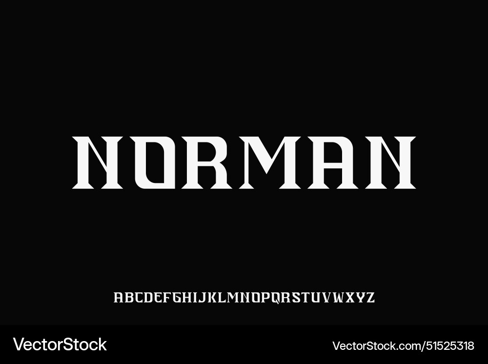 Display alphabet font design suitable Display alphabet font design suitable vector image
