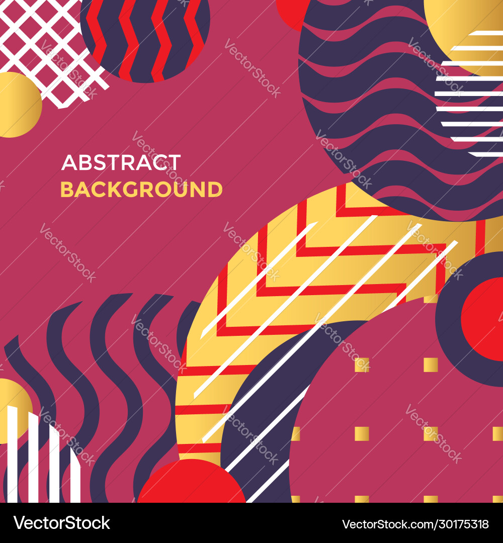 Modern abstract minimal design background vector image