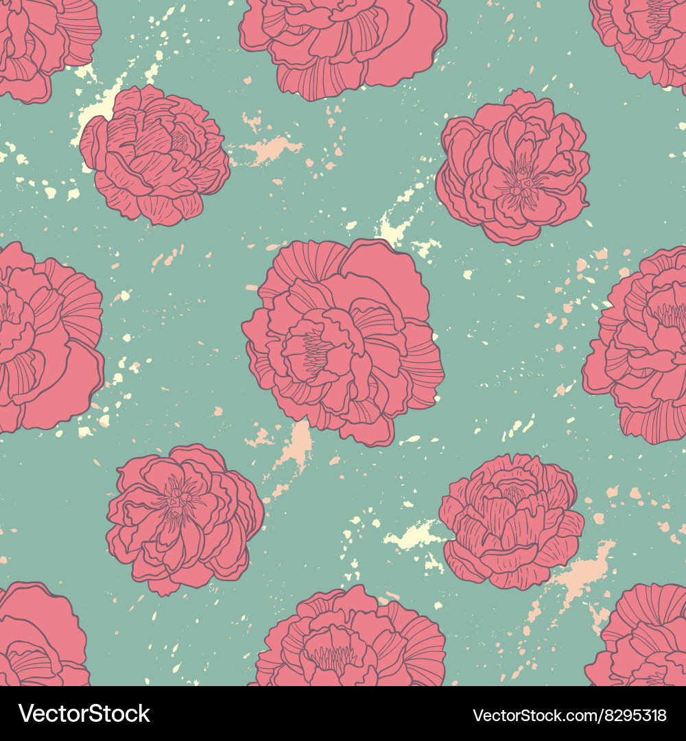 Spring rampage seamless pattern Vector Image