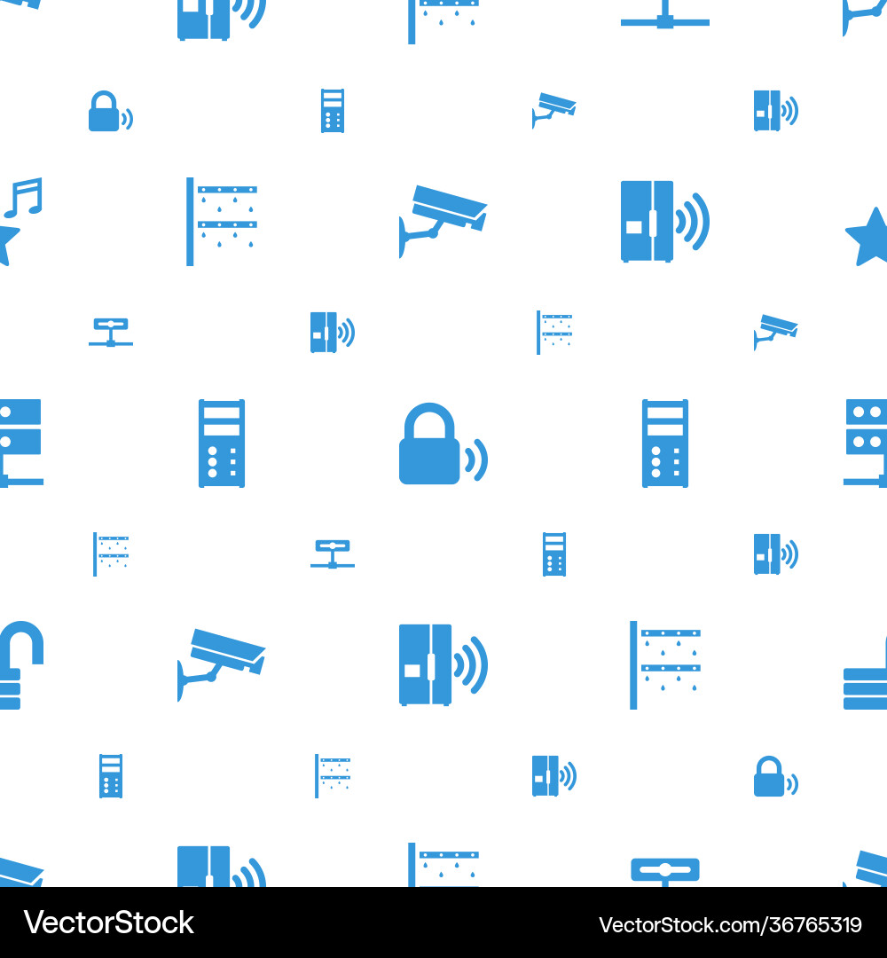 System icons pattern seamless white background System icons pattern seamless white background Vector Image