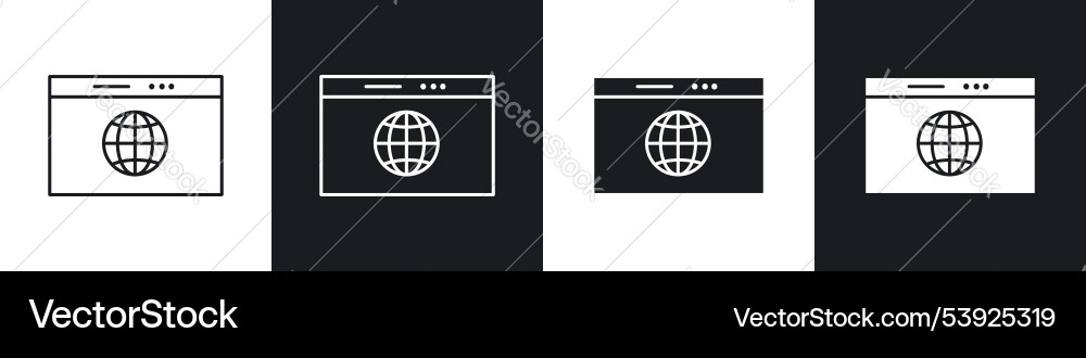 Website ui design icon Website ui design icon vector image