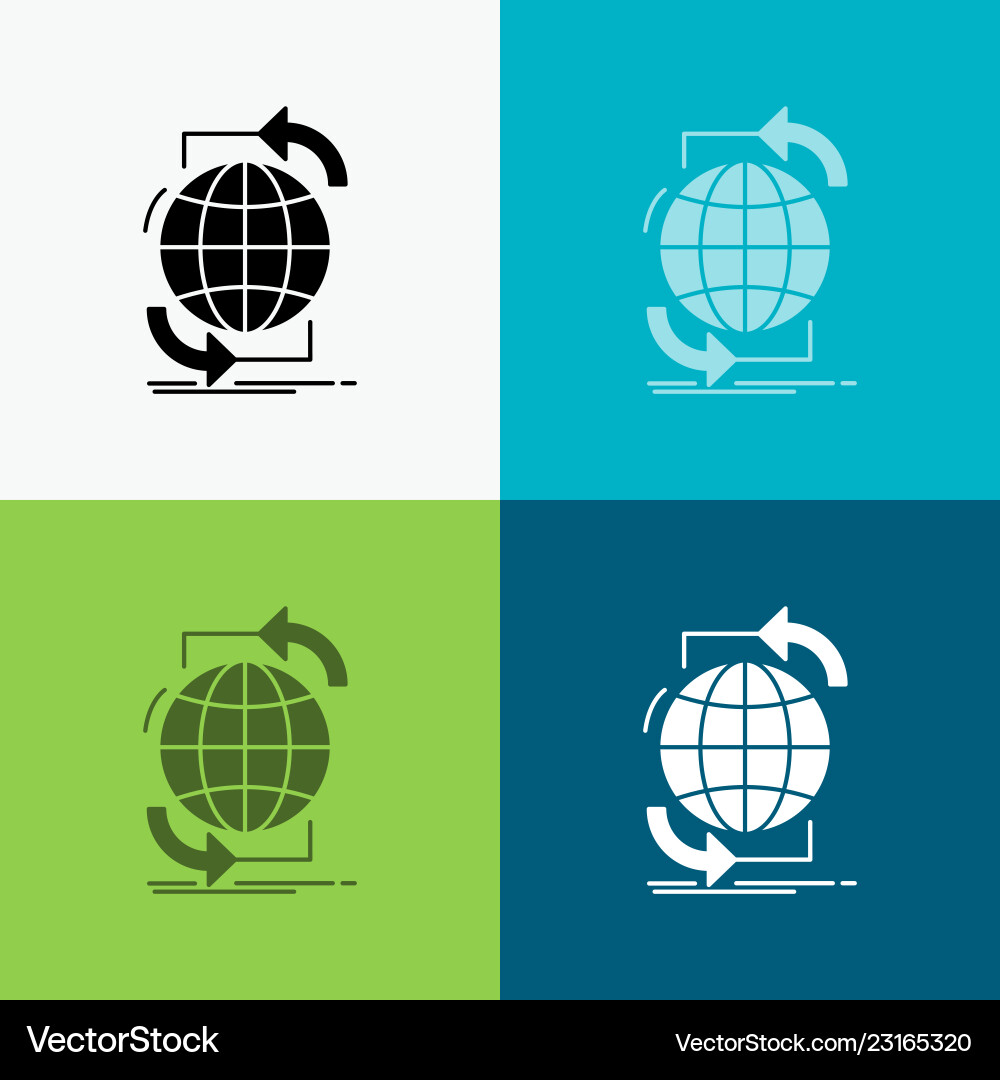 Connectivity global internet network web icon Connectivity global internet network web icon Vector Image