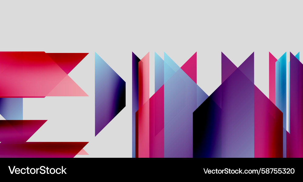 Dynamic Geometric Overlap Vector Image