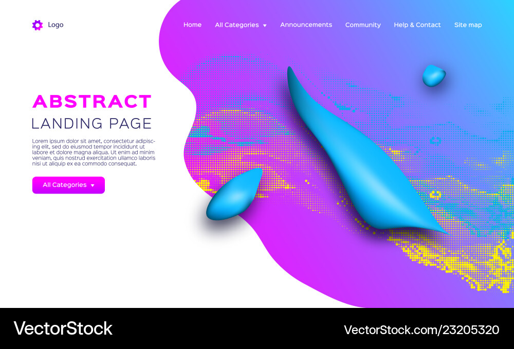 Fluid Gradient Shapes - Abstract Background vector image