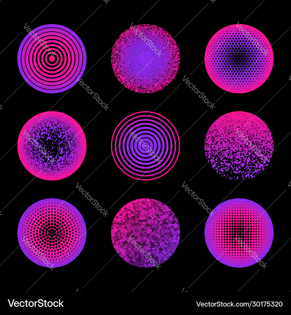 Minimal abstract design element set vector image
