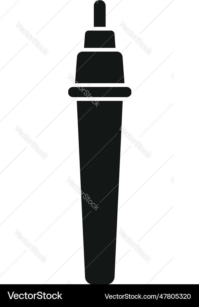 Test dropper icon simple positive result Vector Image