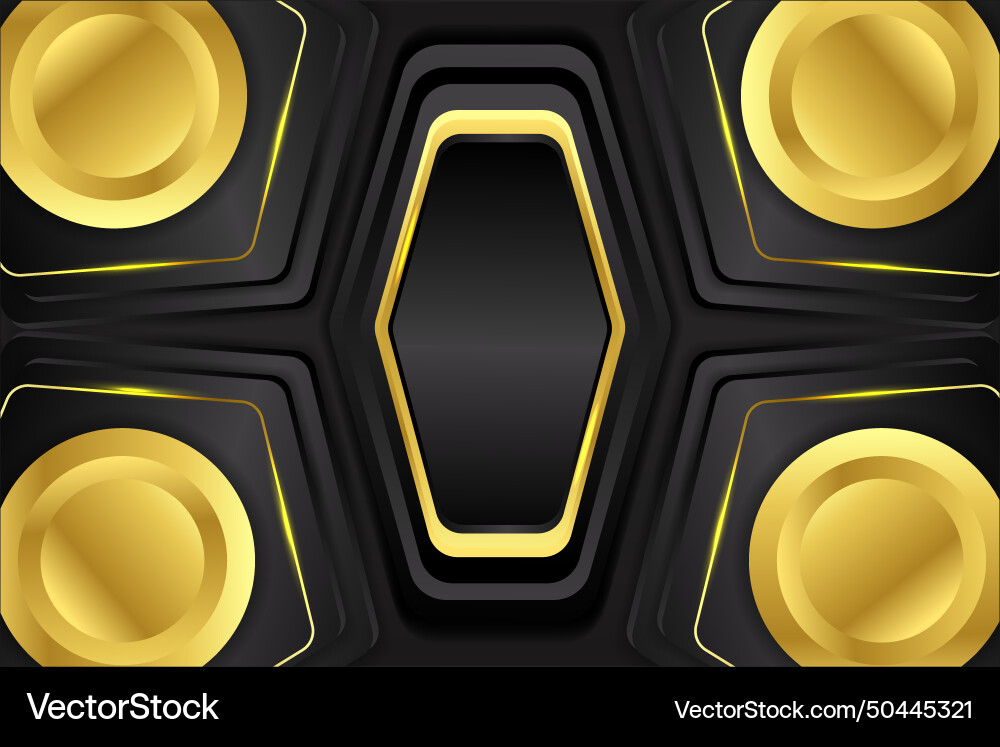 Abstract background diagonal shape with gold Abstract background diagonal shape with gold vector image