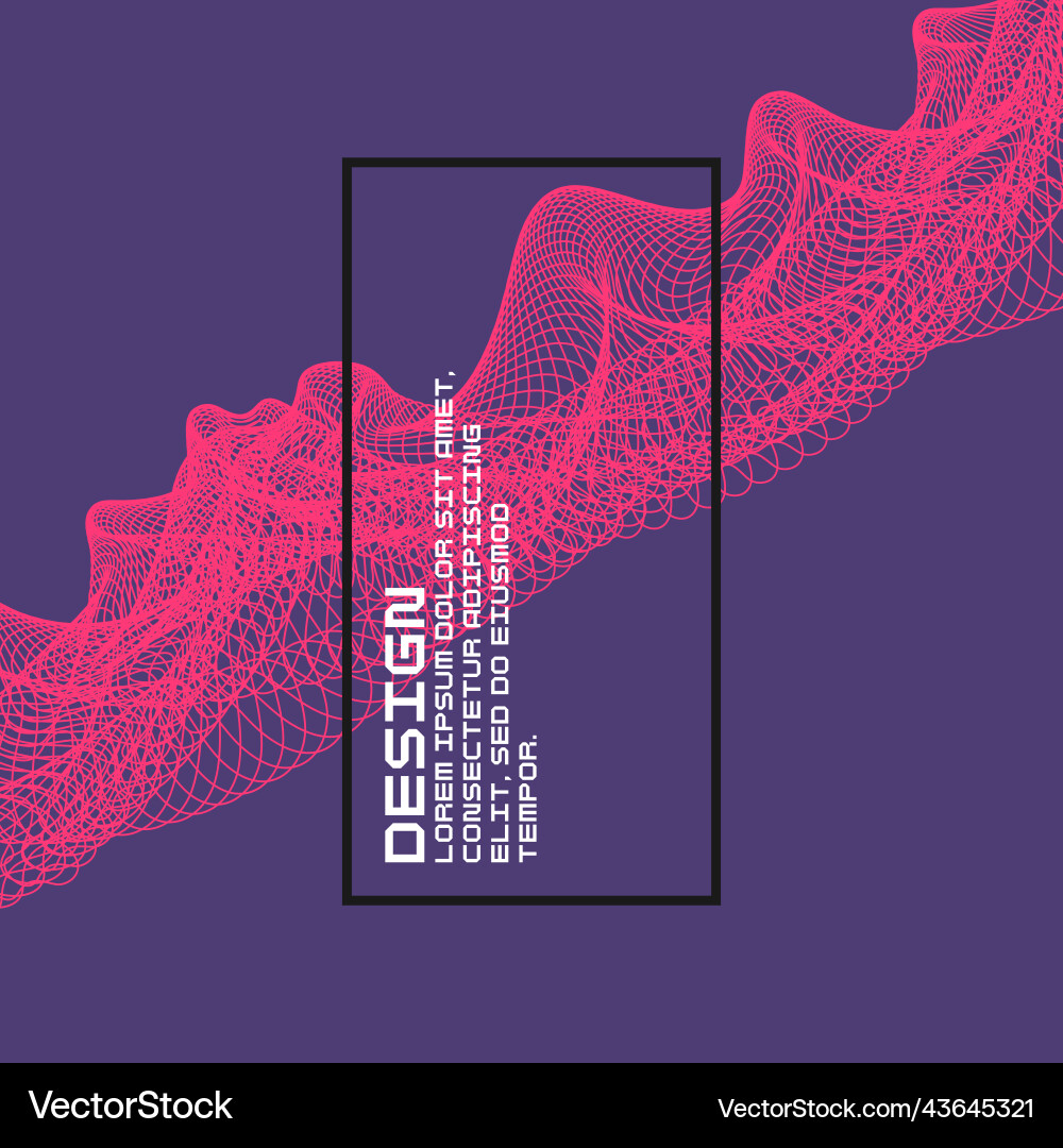 Abstract background with dynamic waves Abstract background with dynamic waves vector image