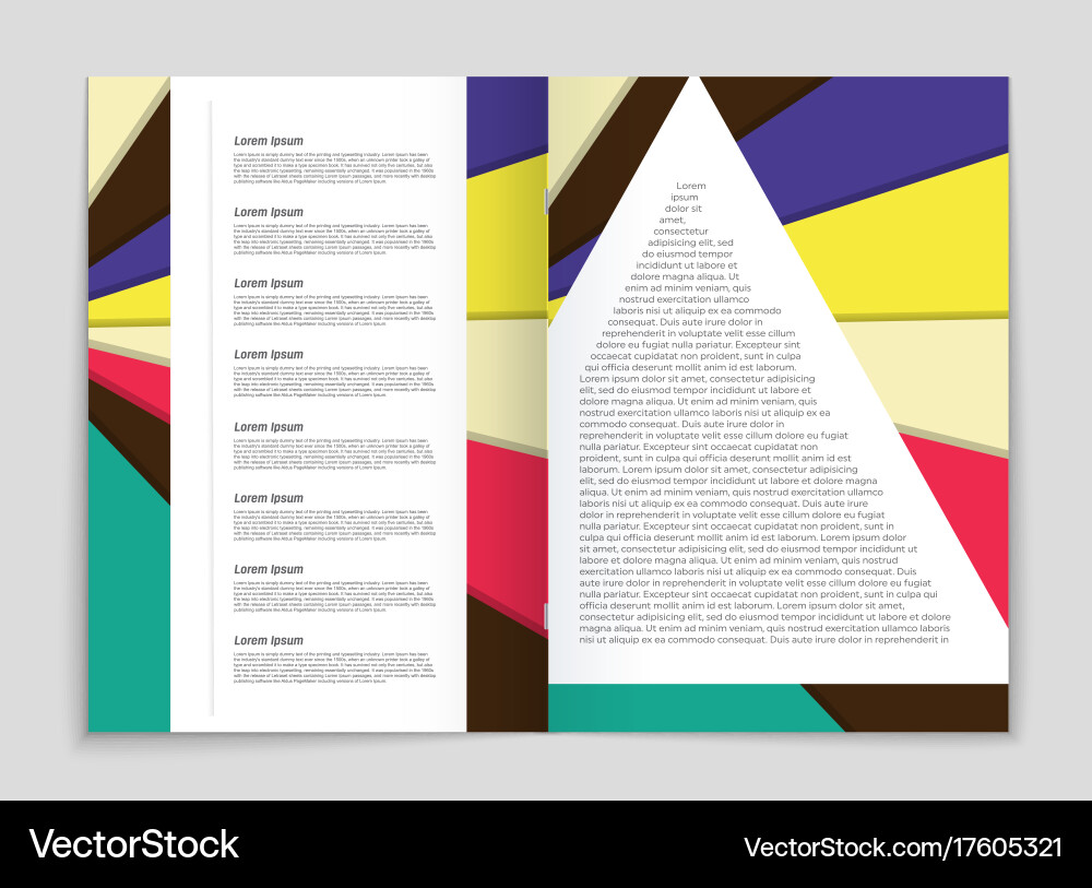 Abstract layout background set for art vector image