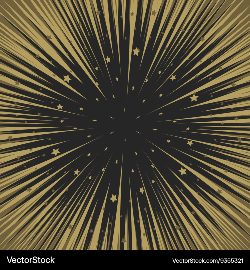 Dynamic Starburst Background Vector Image