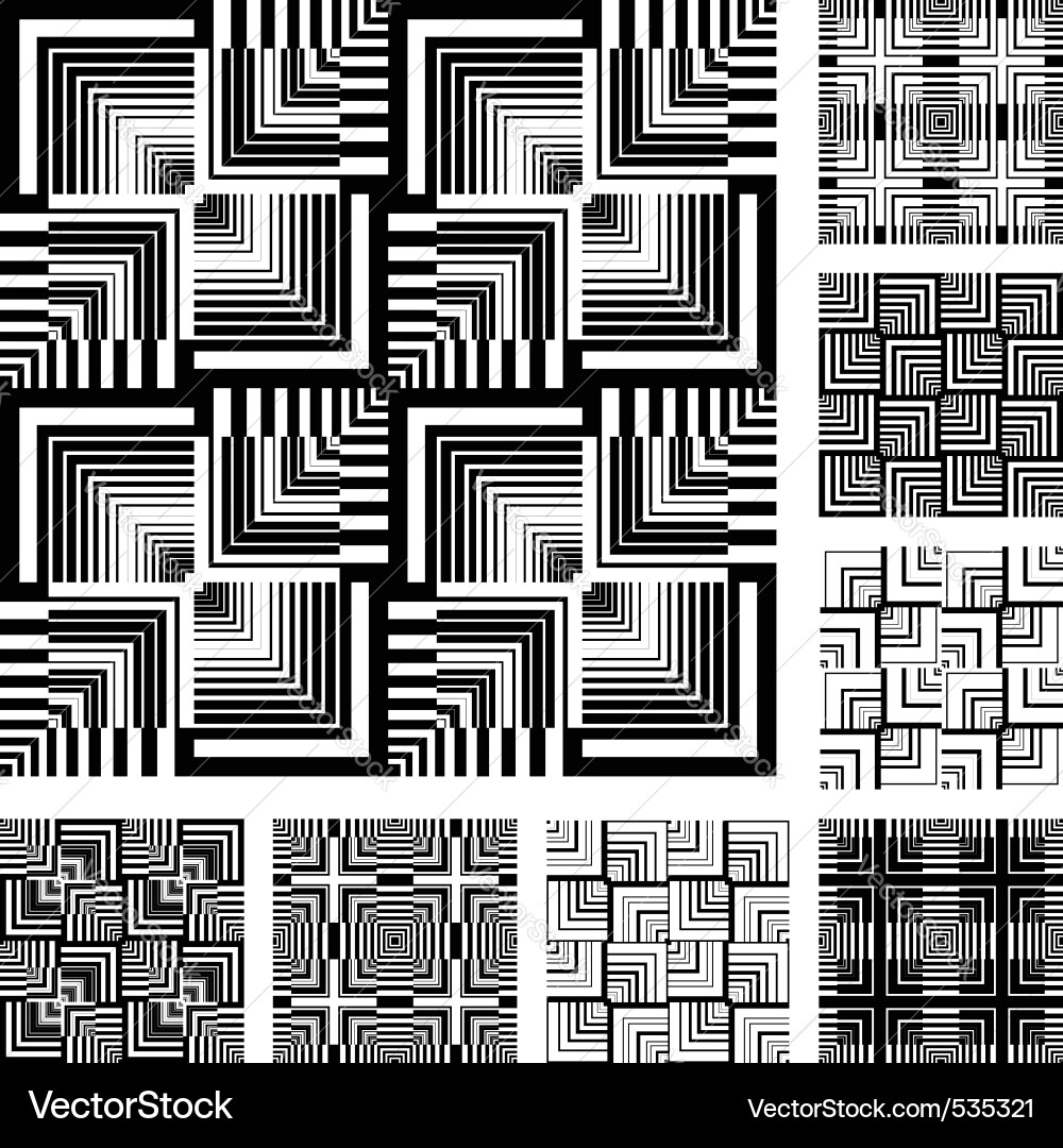 Op Art Diagonal Pattern Vector Image