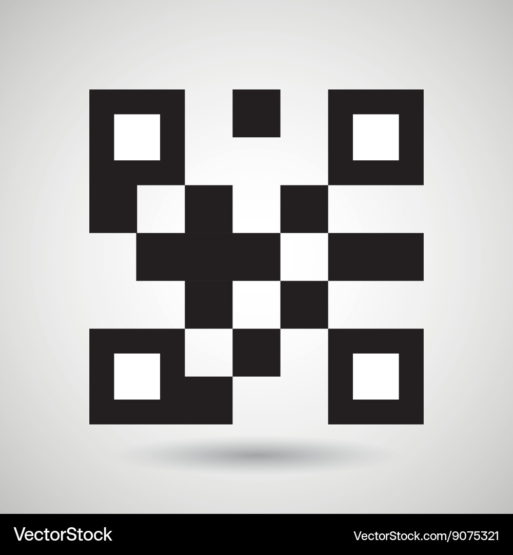 Product identification code design Vector Image