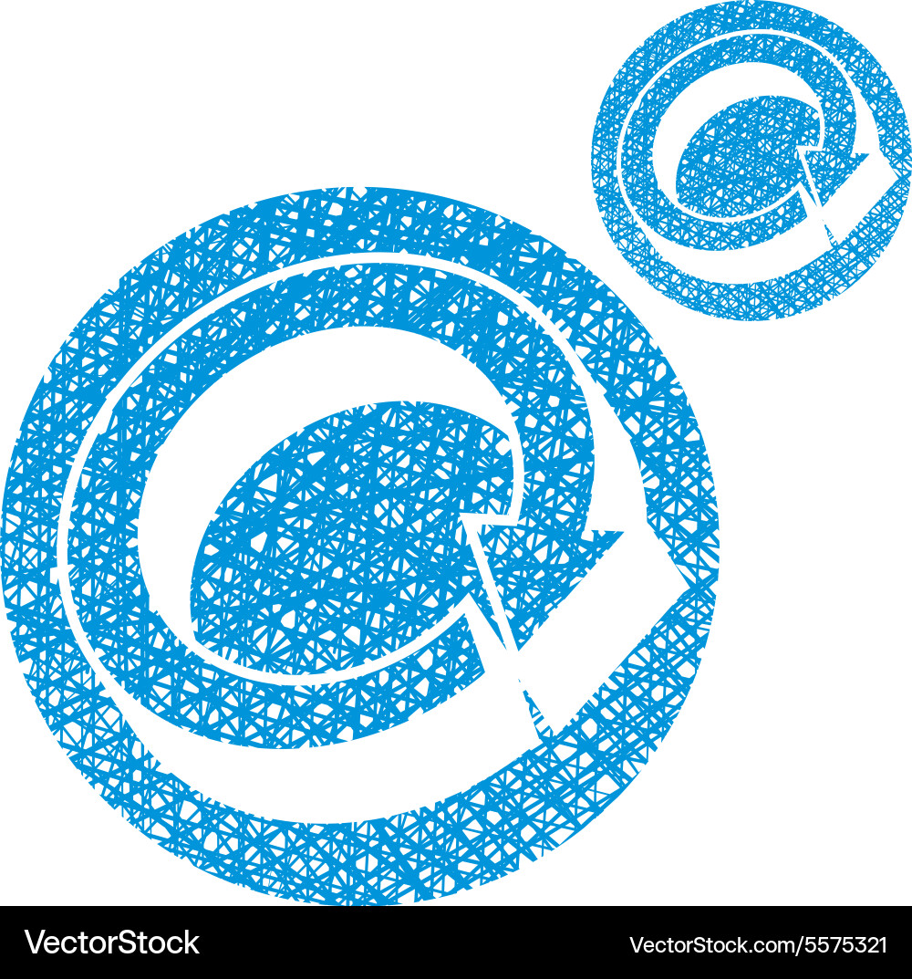 Reload refresh arrows loop simple single color Vector Image