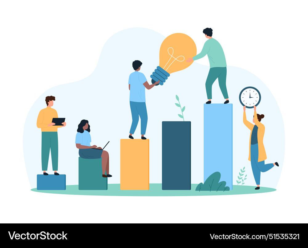 Success ideas for business growth perspective Vector Image