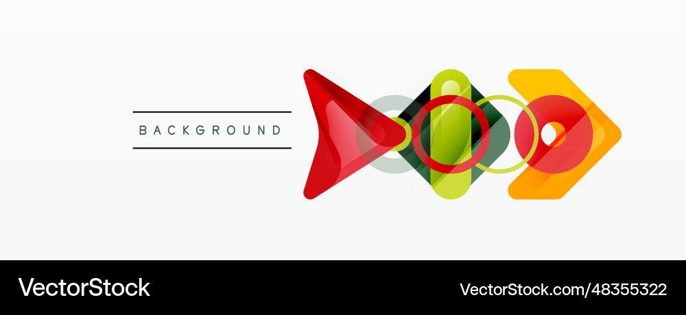 Abstract triangles and square minimal geometric Abstract triangles and square minimal geometric Vector Image