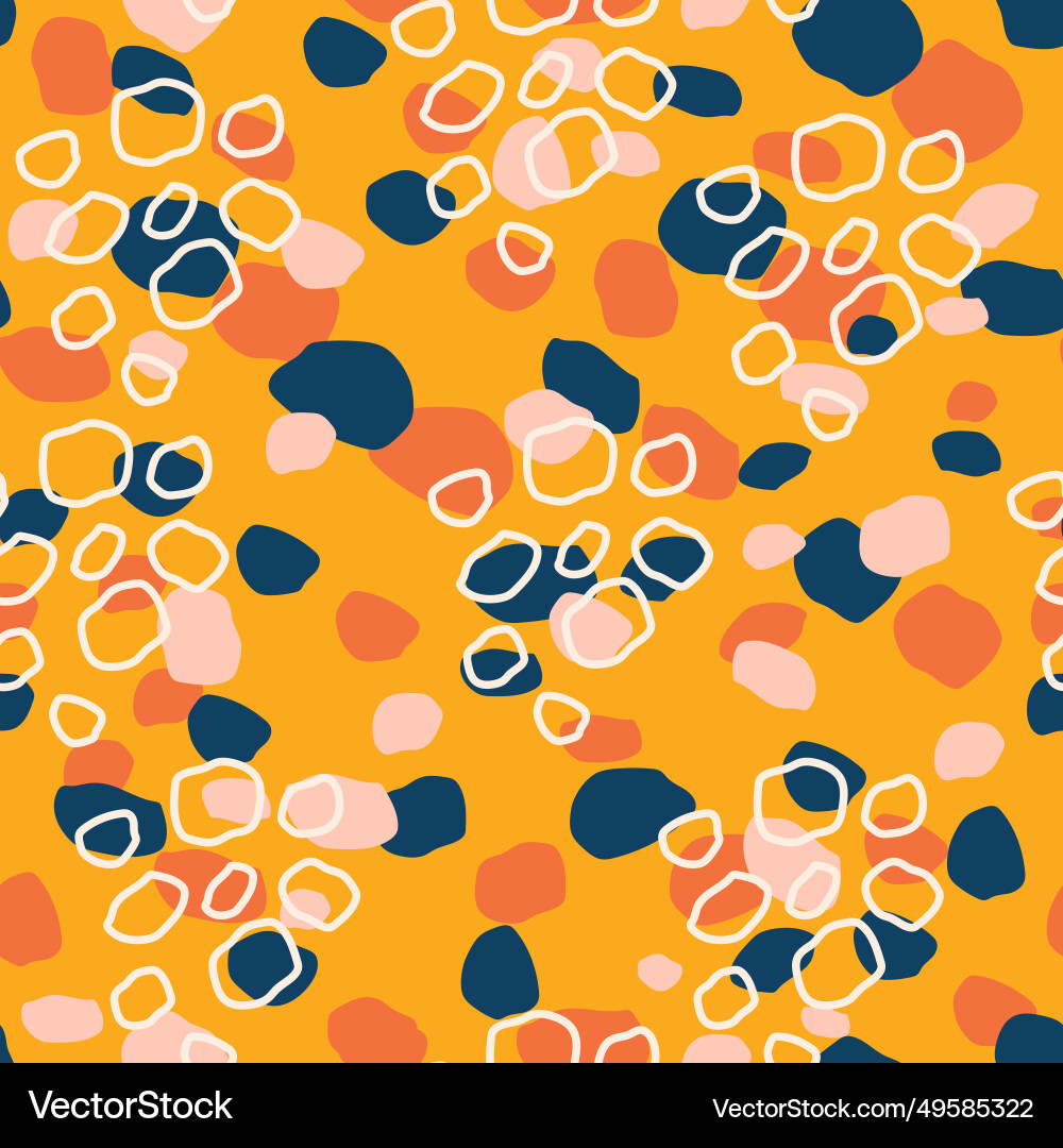 Different colored abstract bubbles and drops form Vector Image