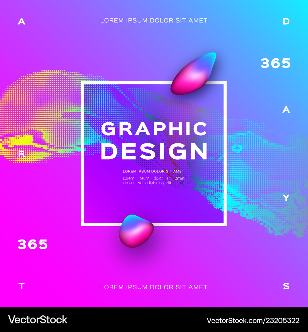 Glowing particles liquid dynamic gradient Glowing particles liquid dynamic gradient vector image