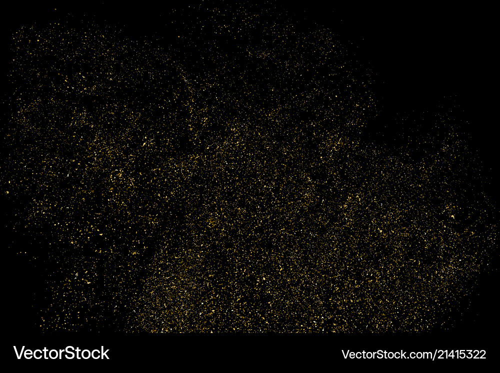 Gold glitter texture Gold glitter texture vector image