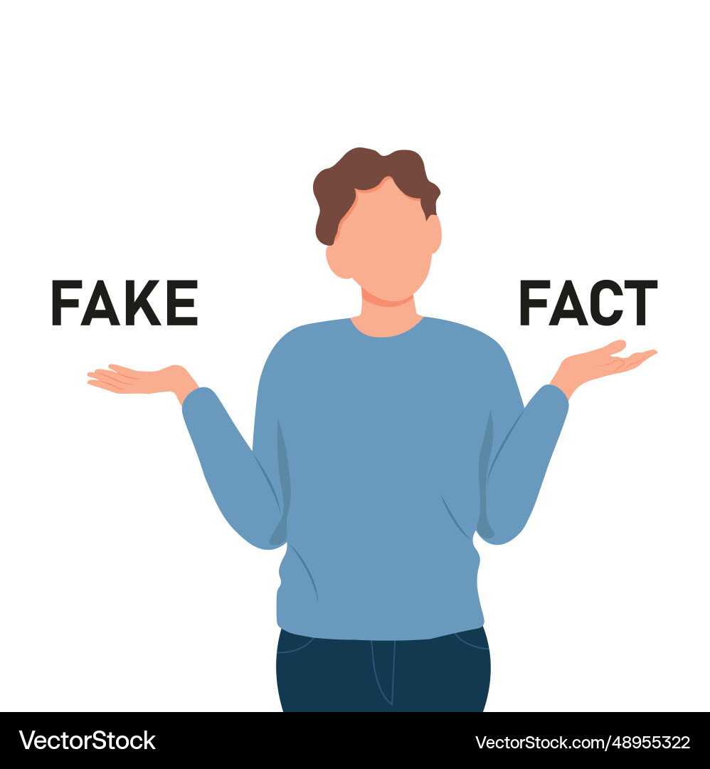 Man shrugging with a curious expression Vector Image