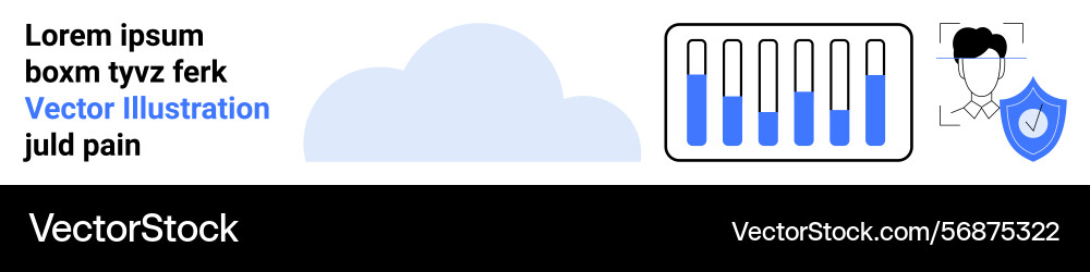 Secure data management with analytics and privacy Secure data management with analytics and privacy vector image